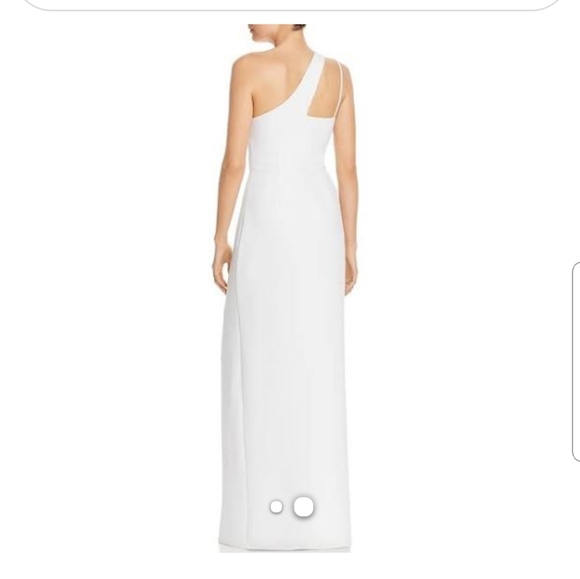 Laundry by Shelli Segal 1 shoulder side slit gown - Picture 4 of 8